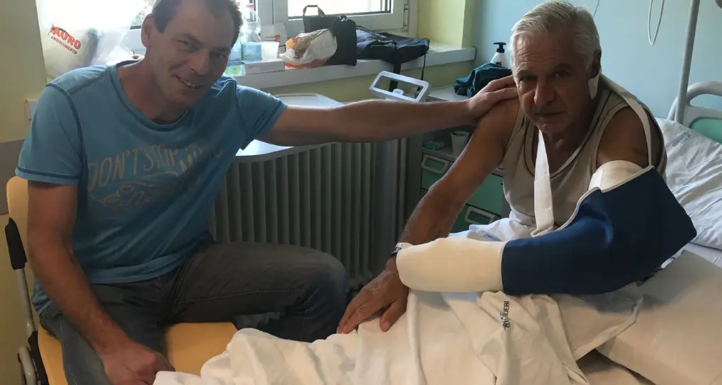 Vladimir Molinari incontra Angelo Metlicovec «La mia vita rovinata da quell'orsa»
