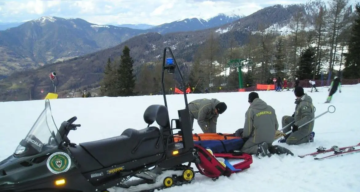Soccorsi sulle piste, il bilancio della Forestale
