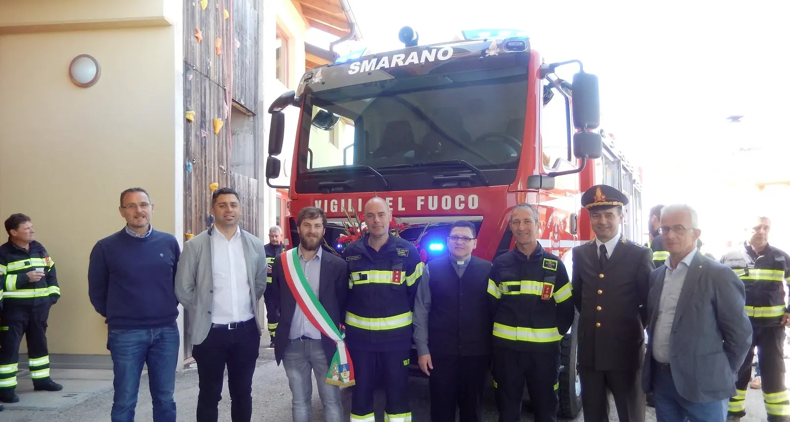 Pompieri di Smarano Arriva l'autobotte