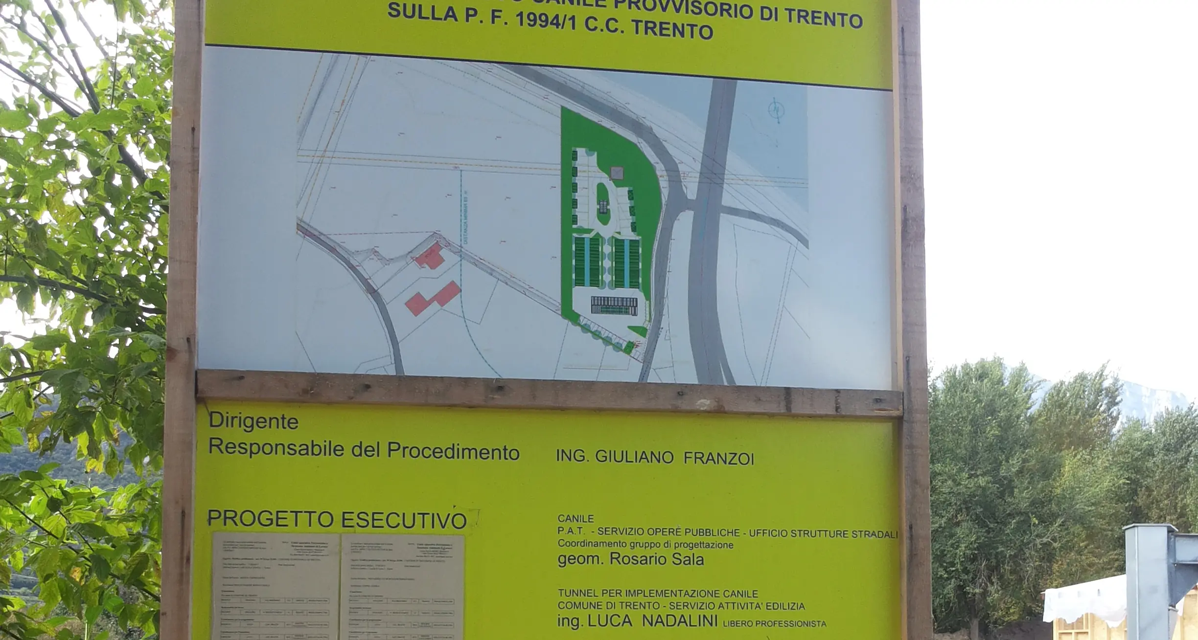Ancora lavori in corso per il canile di Trento
