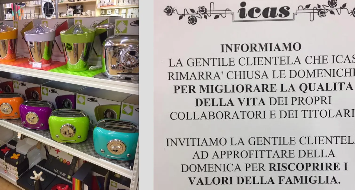 Il negozio del Bren Center: «Noi chiusi la domenica: i clienti riscoprano la famiglia»