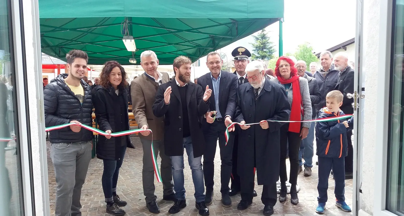 Taio, San Vittore porta la sala e la tettoia
