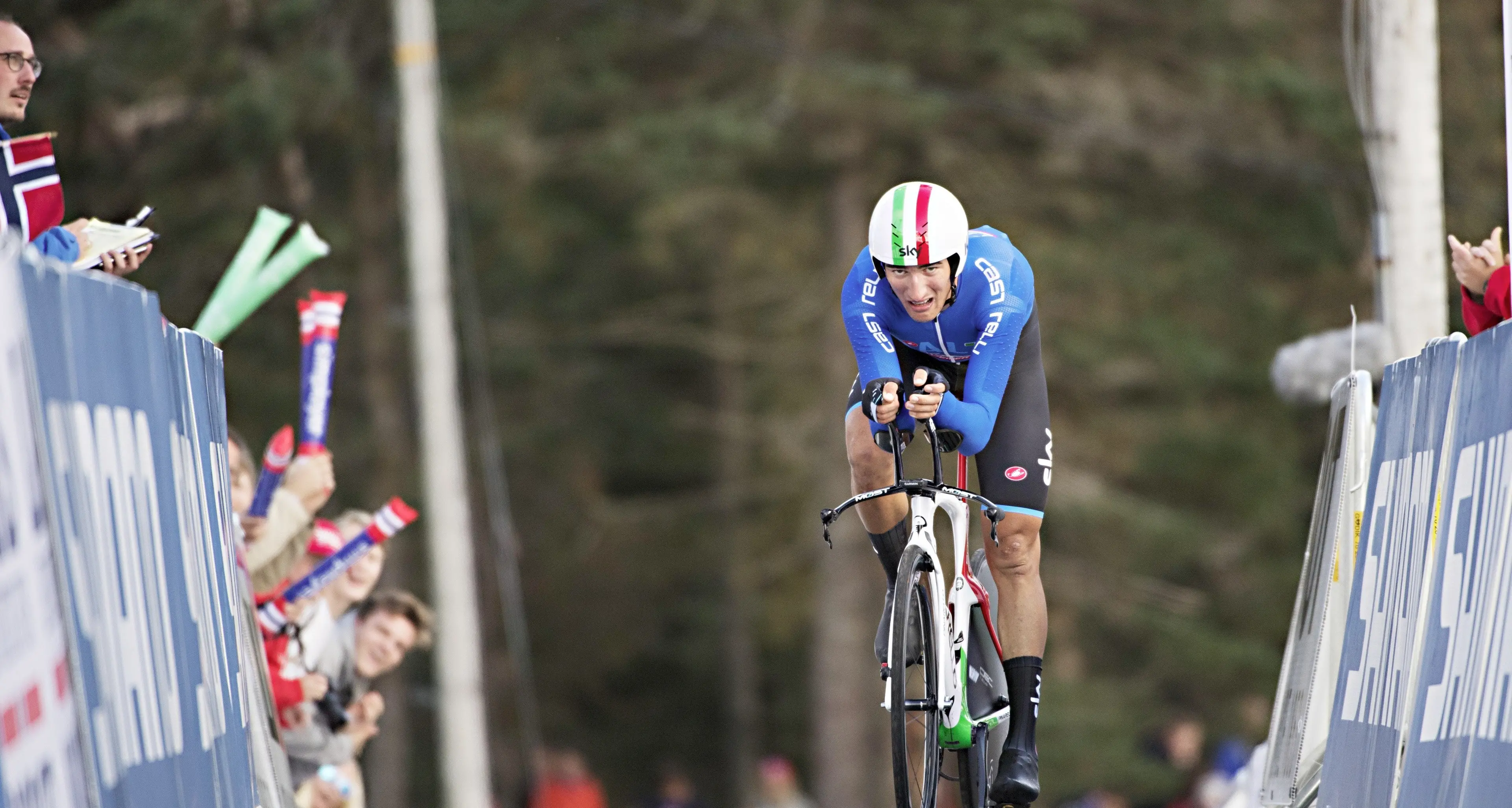 Crono mondiale a Dumoulin Ottimo 6° il trentino Moscon