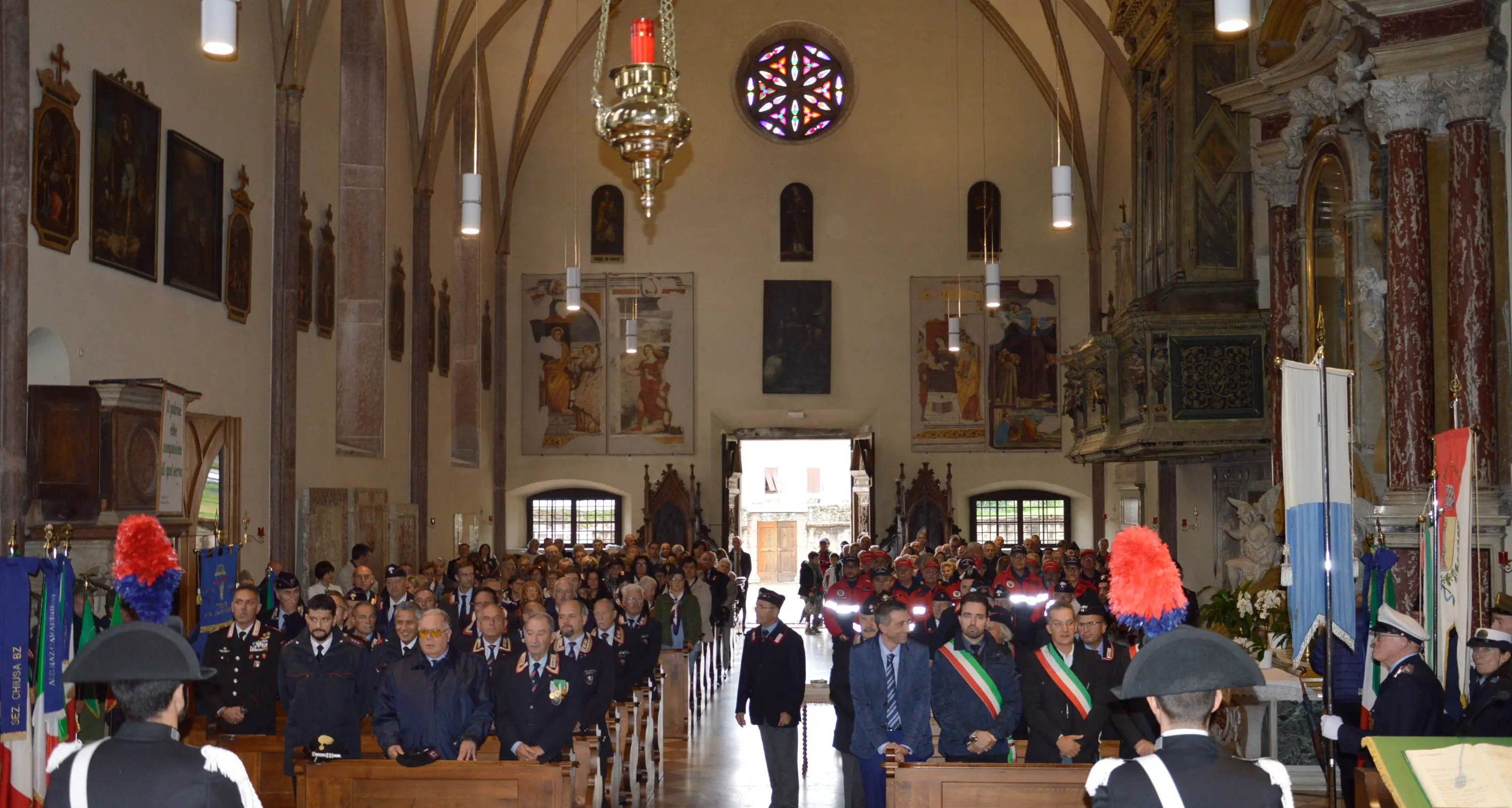 Civezzano ha festeggiato i 50 anni dell'Associazione Nazionale Carabinieri