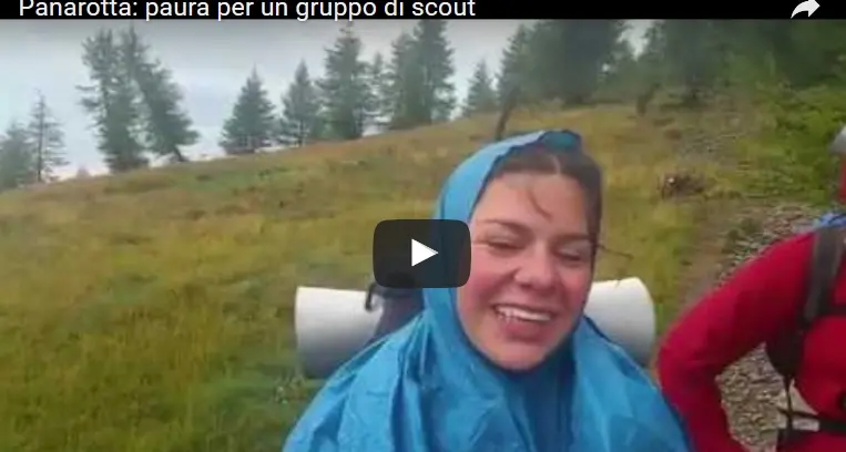 Bufera durante l'escursione in Panarotta domenica da incubo per un gruppo di scout