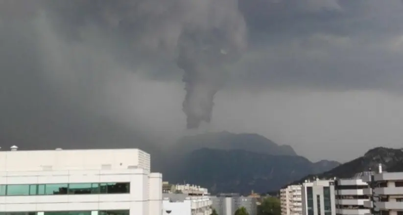 Meteo: la strana nuvola sopra Trento Nord: il video