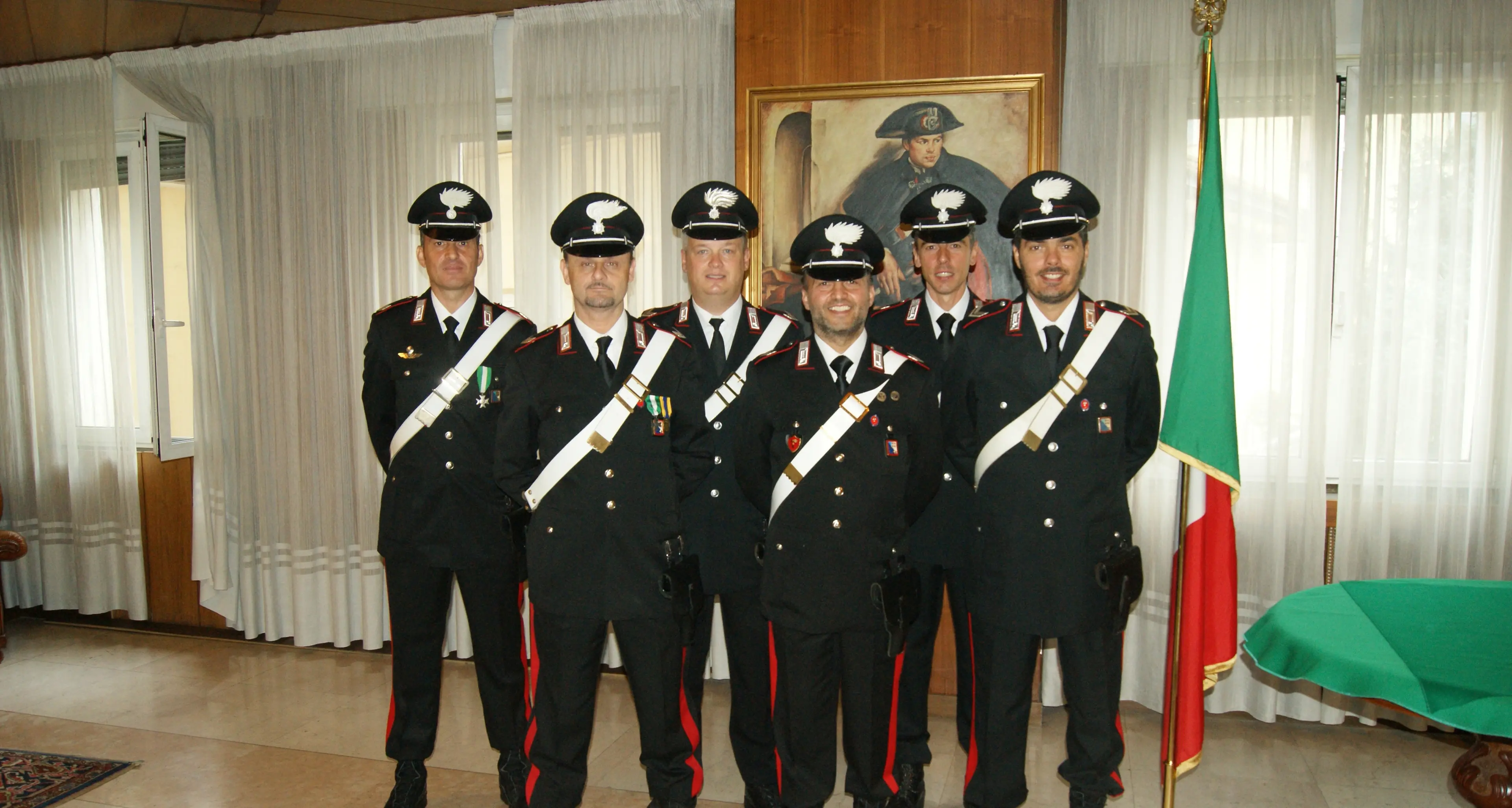 Il giuramento dei vicebrigadieri al comando legione carabinieri
