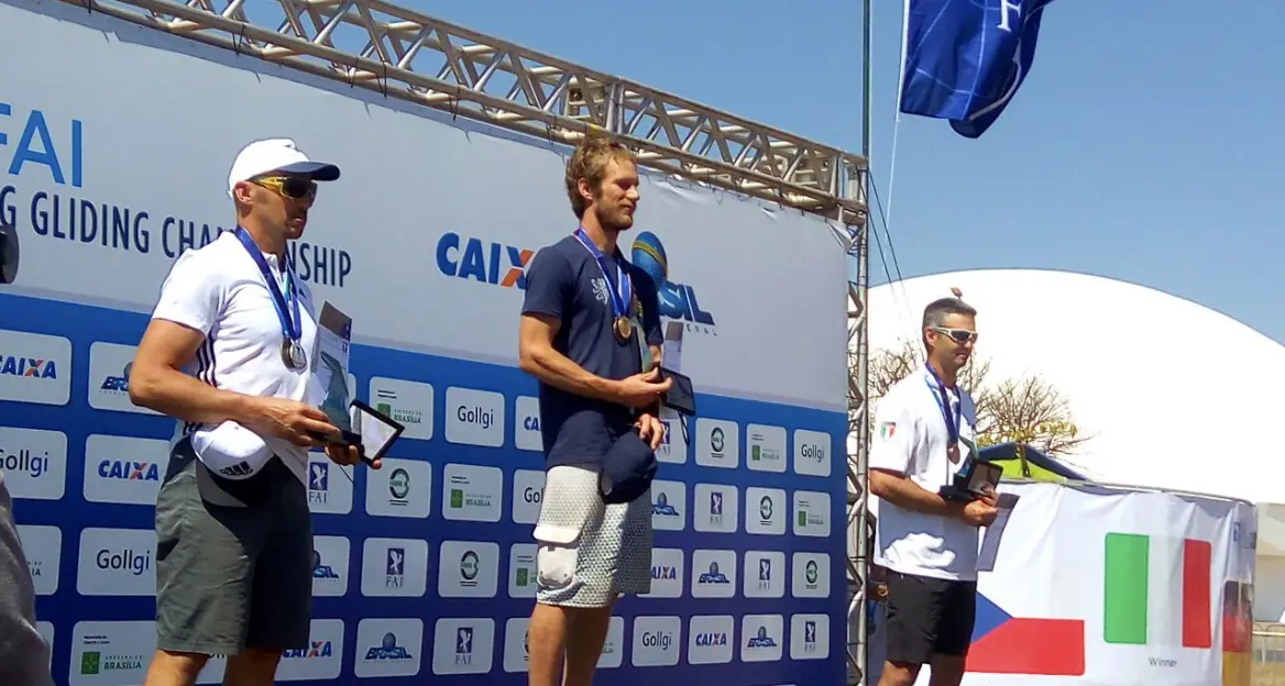 Mondiali di deltaplano: bronzo al trentino Christian Ciech