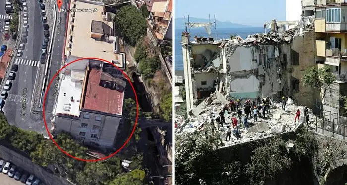 Crollo di Torre Annunziata Sono stati estratti 6 corpi