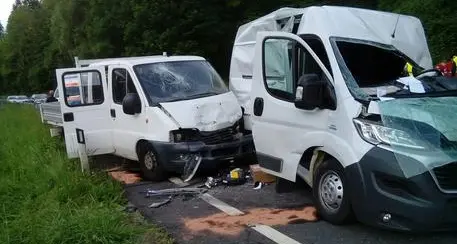Otto feriti in Val Passiria Incidente: 3 mezzi coinvolti