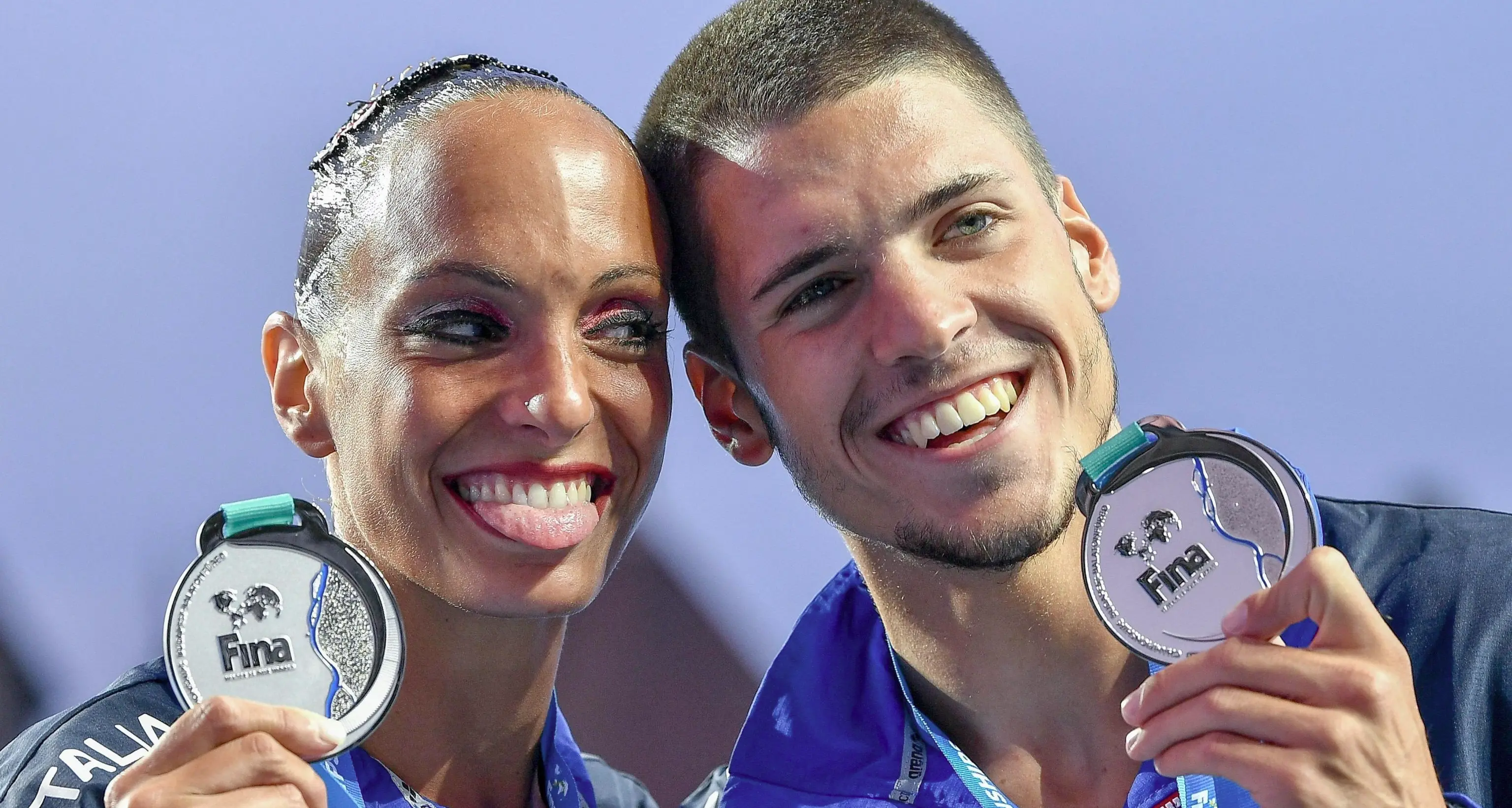 Nuoto, oro nel sincro con Minisini-Perrupato