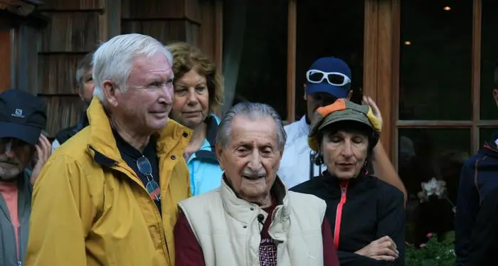 Marcia di pace ricordando l'esodo degli ebrei sulle Alpi