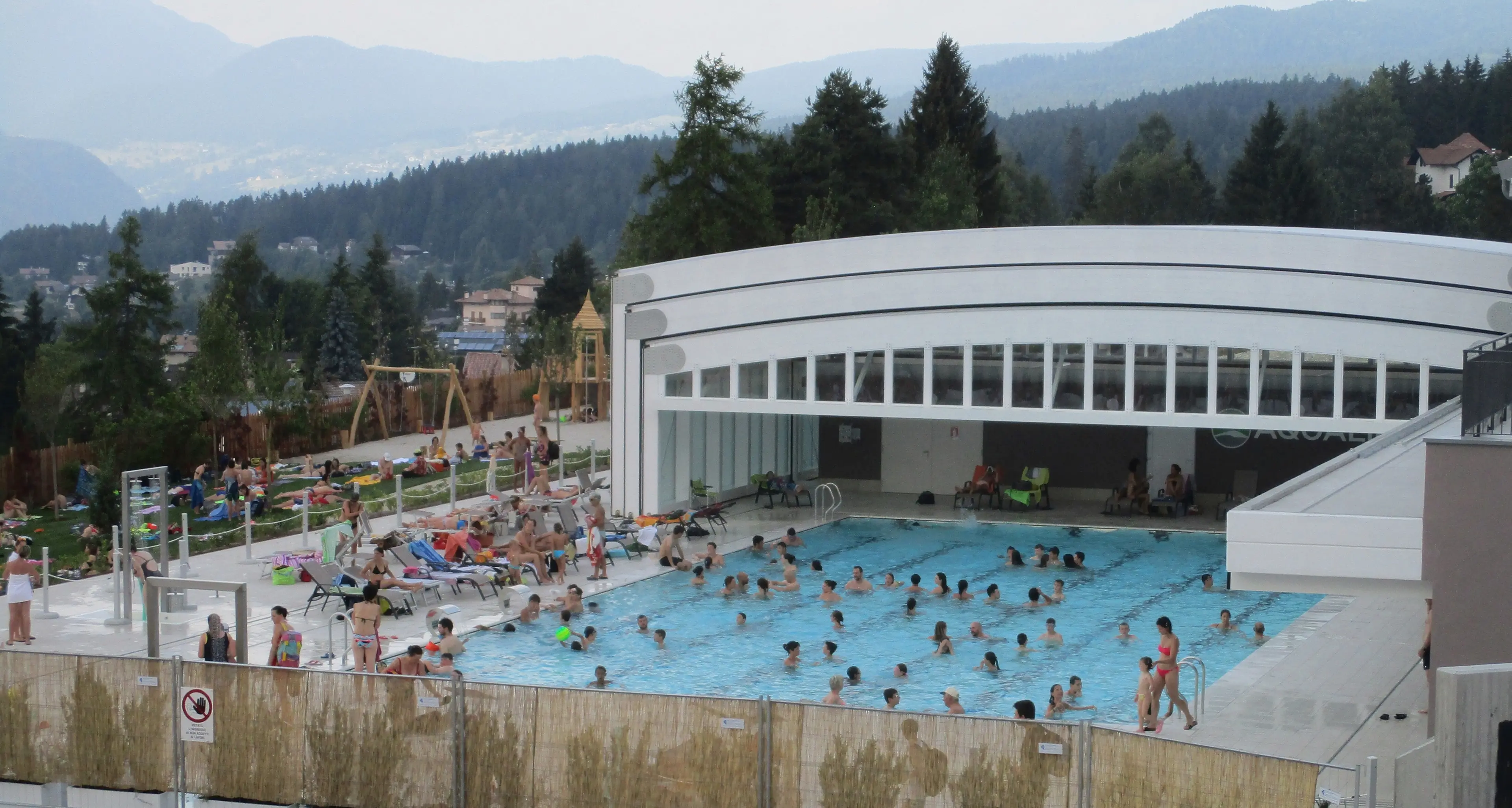Piscina di Ronzone, partenza col botto