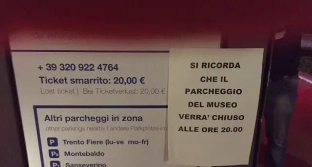 Disavventura al Muse «Prigionieri» del parcheggio