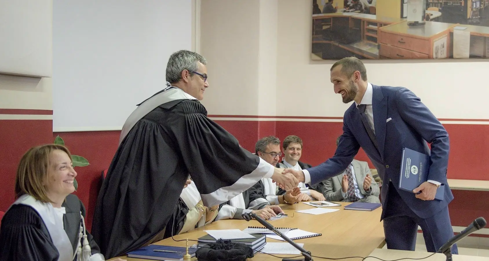 Per Giorgio Chiellini la laurea magistrale