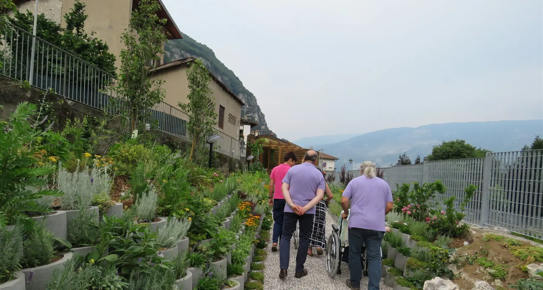 Mori: inaugurato il giardino sensoriale dell’Hospice