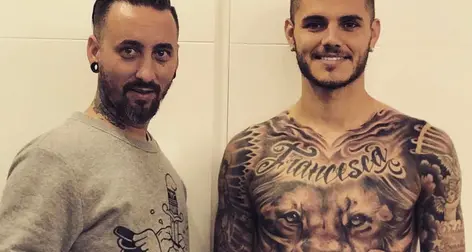 Nuovo tatuaggio per Icardi dedicato alle due figlie
