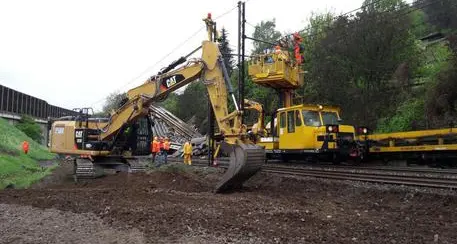 Brennero, riaperto un binario Treni a senso unico alternato