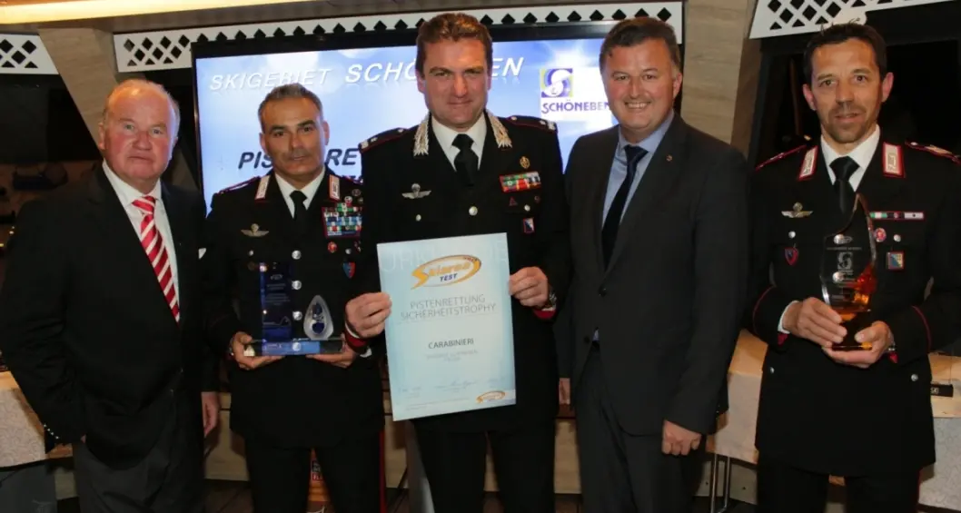 Soccorso piste, premiati in Austria due carabinieri altoatesini