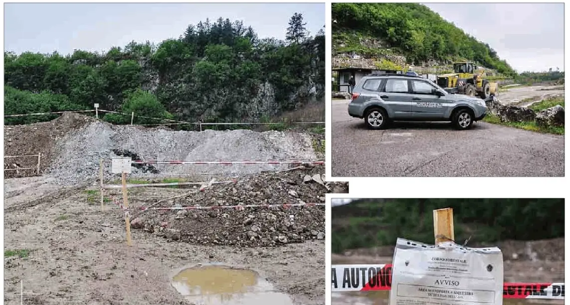 Nuovo materiale sequestrato nella discarica di Vermione
