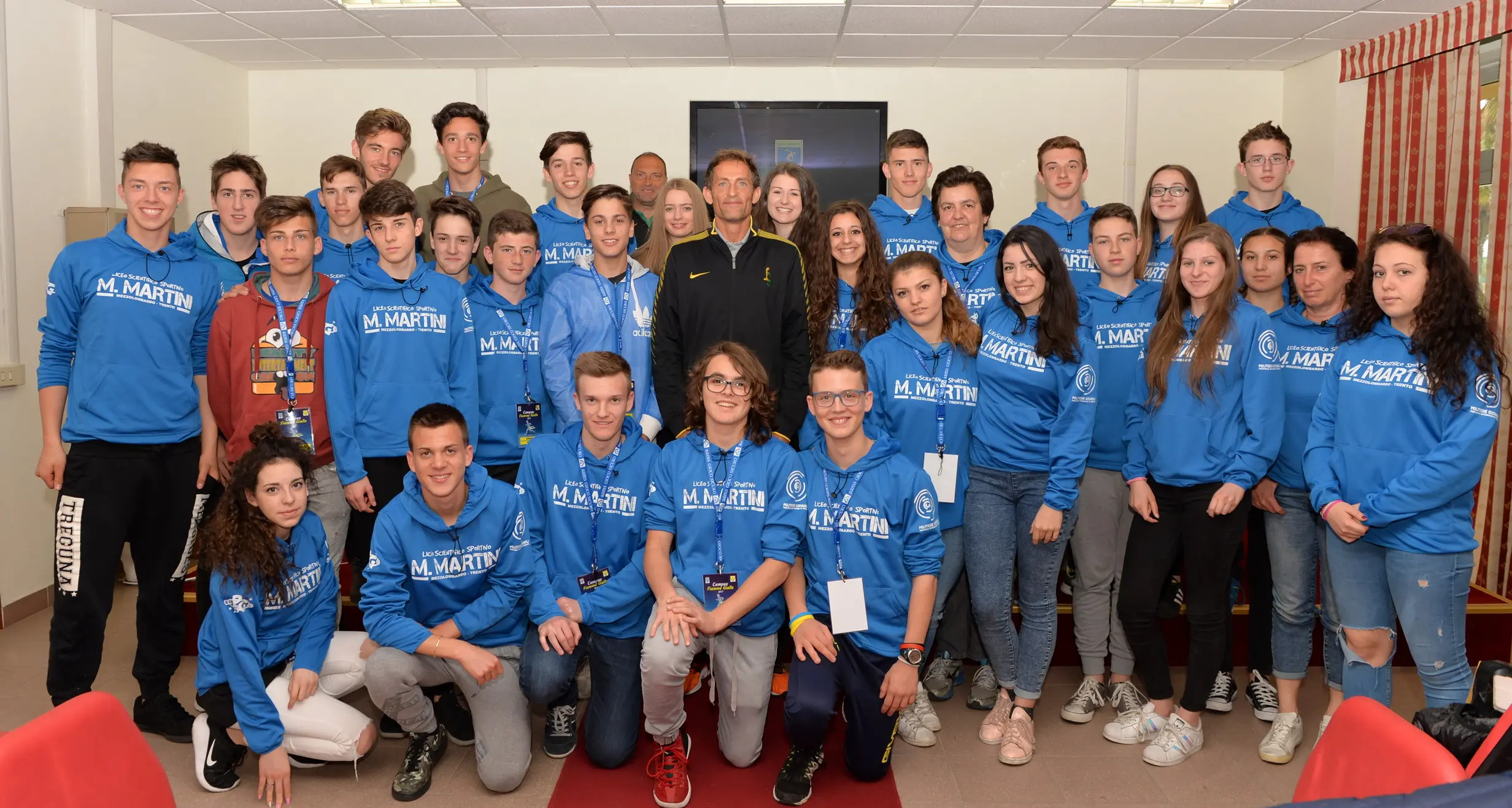 L'incontro degli studenti del Martini con il campione Fabrizio Donato