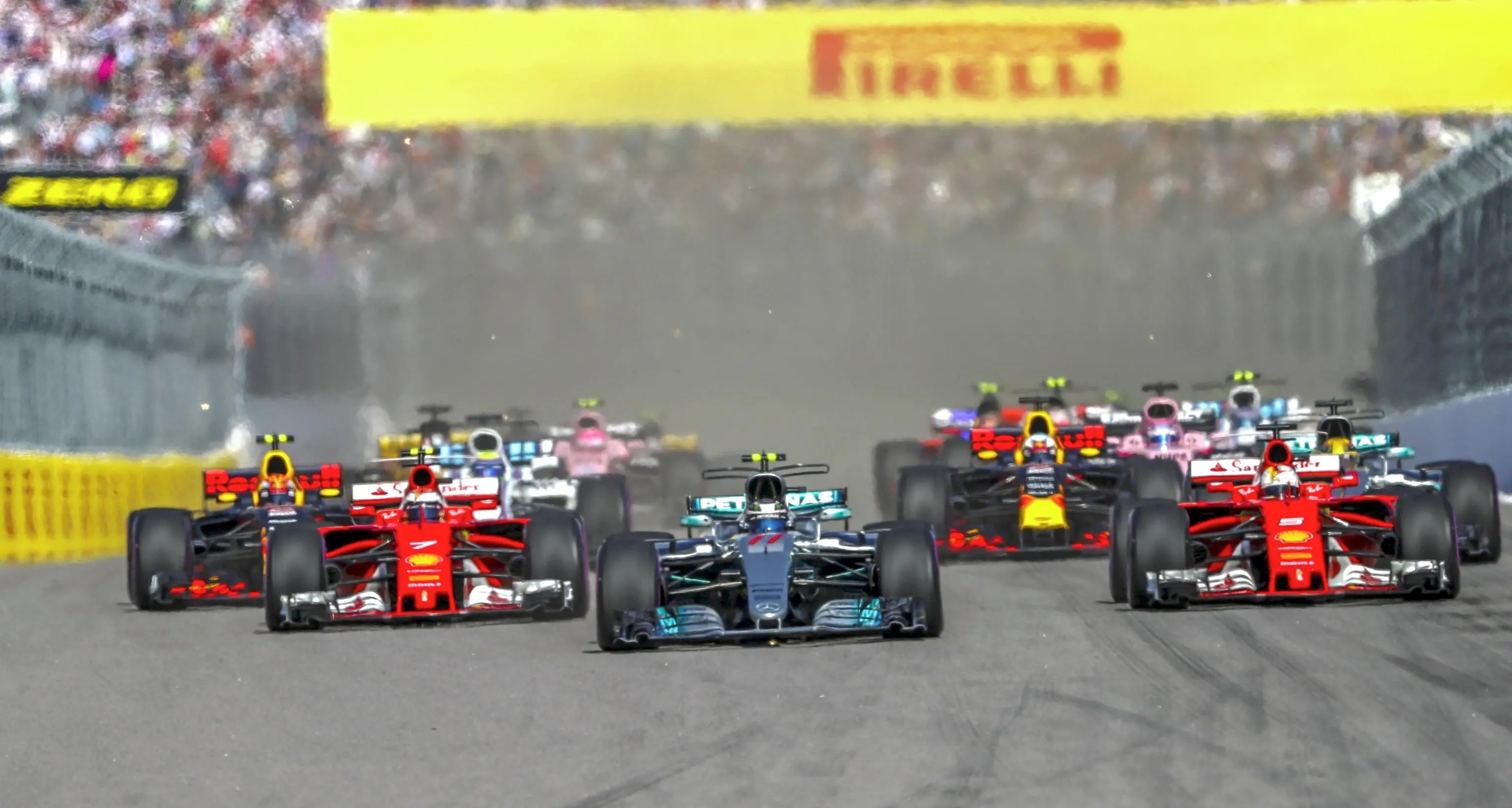 Bottas vince il Gp di Russia Seb e Kimi sul podio