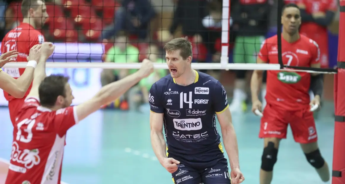 Coppa Cev, grande Trento Passa 3 a 0 a Piacenza