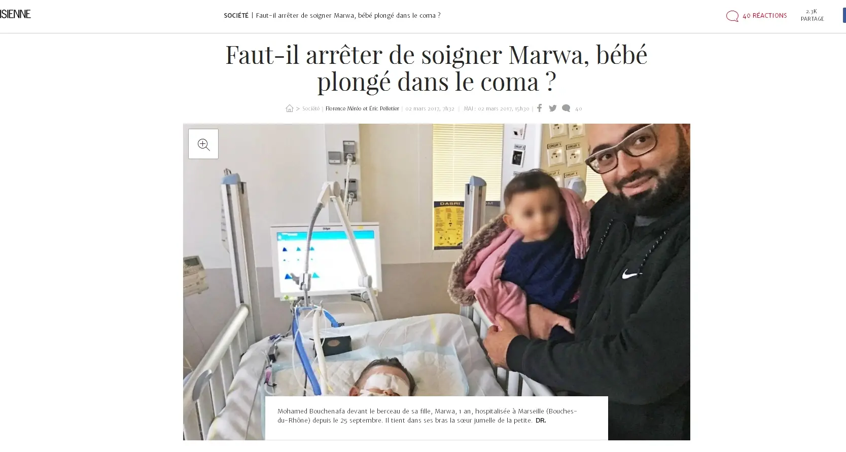Fine vita, il caso Marwa Staccare la spina a 15 mesi?