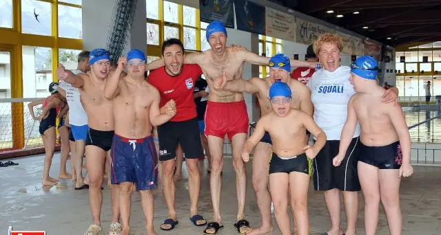 Disabilità e nuoto a Gardolo «Squali» contro il cronometro