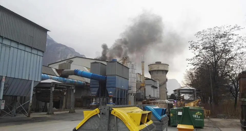 Allarme a Mezzocorona Incendio alla Sepr