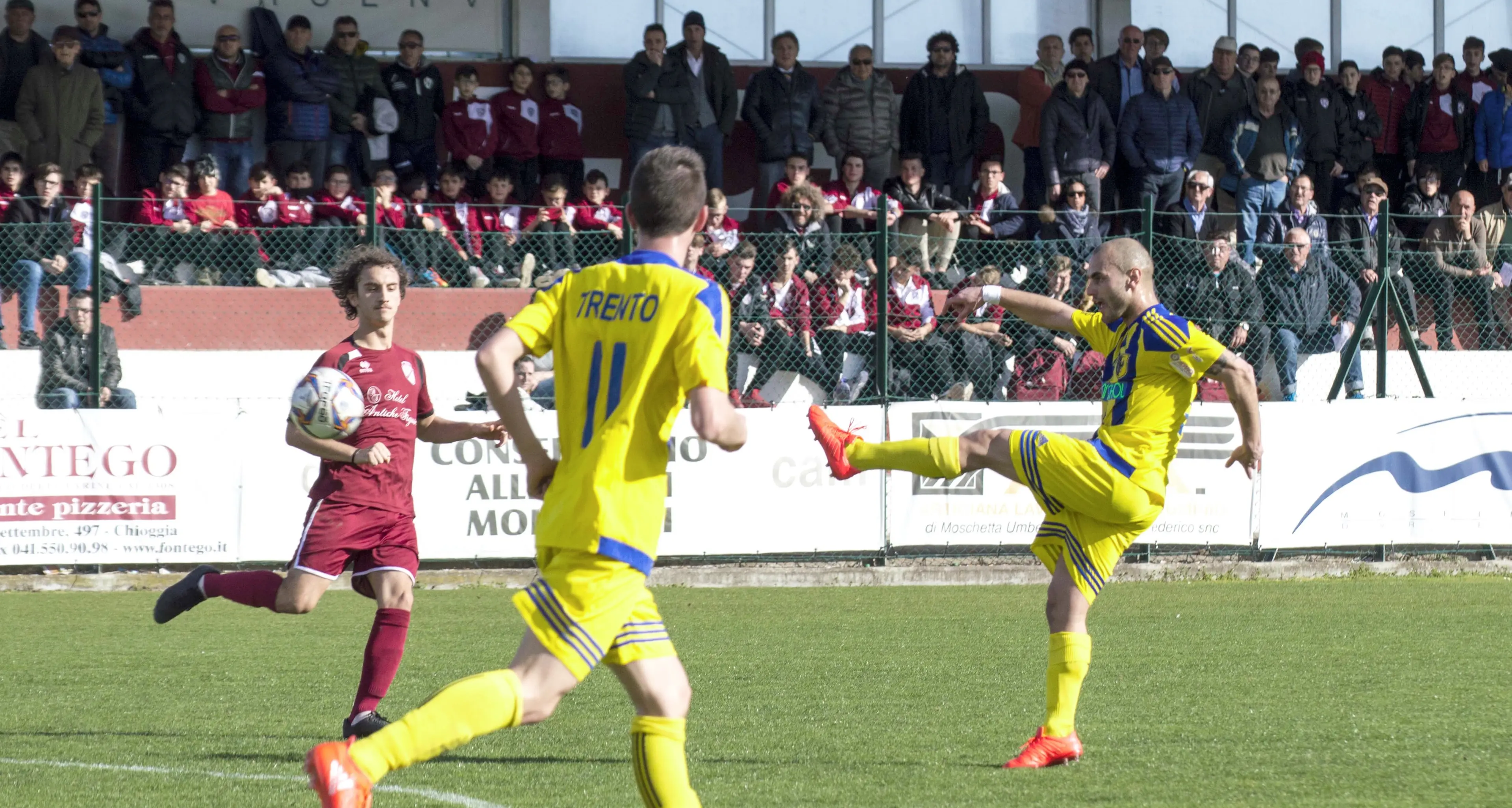 Il Trento esce dalla Coppa Italia Dilettanti Aquilotti sconfitti a Chioggia per 3 a 1