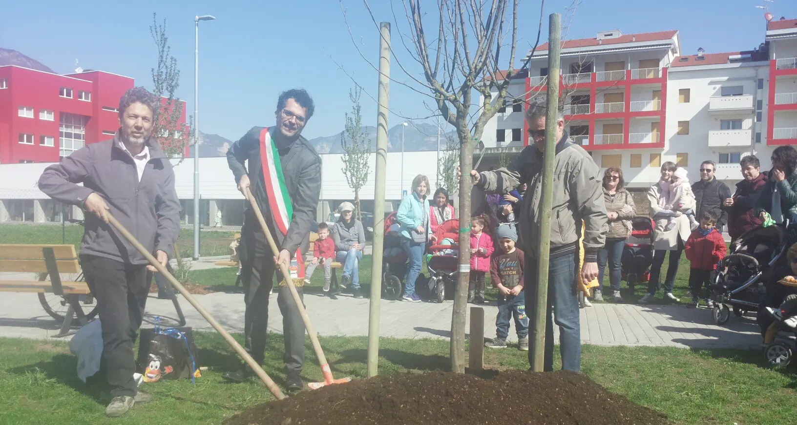 Inaugurato il Parco dei Felti La comunità di Lavis festeggia