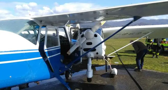 Scontro tra due ultraleggeri in un'aviosuperficie di Arezzo