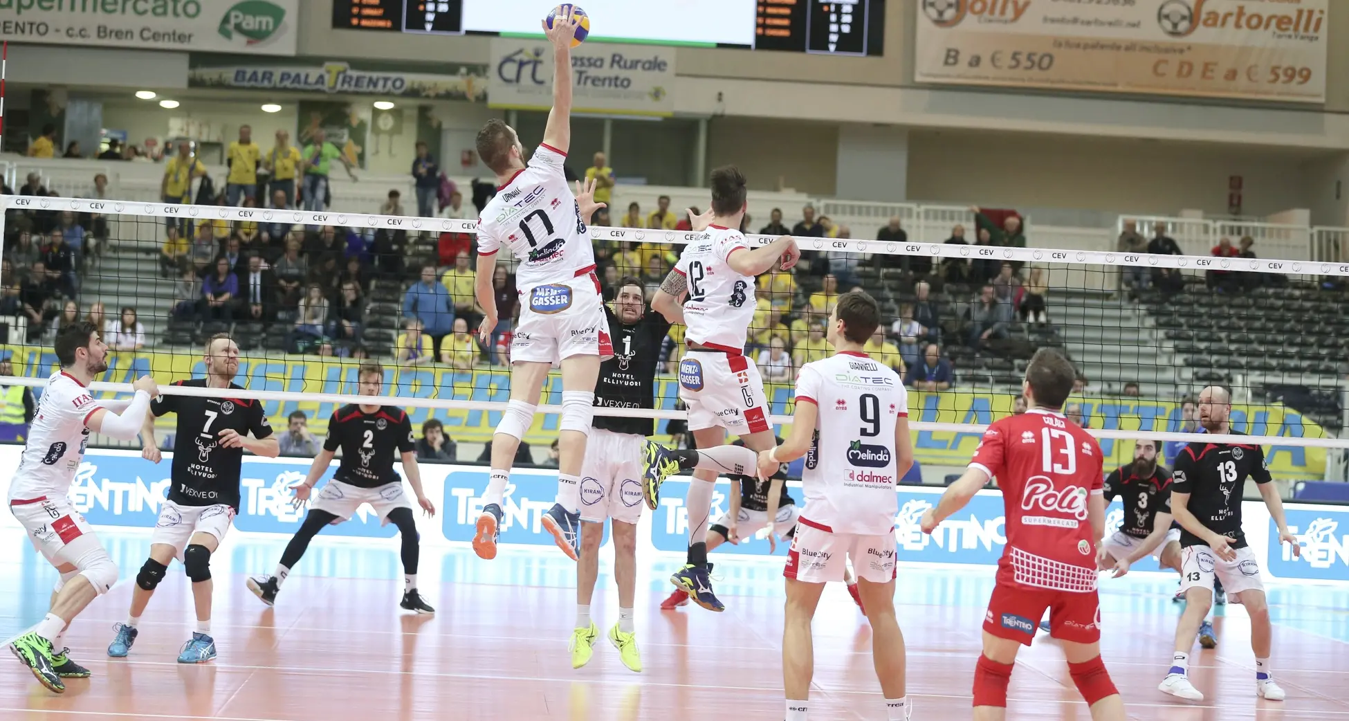 Contro Piacenza in Cev Cup quarto derby italiano per Trento