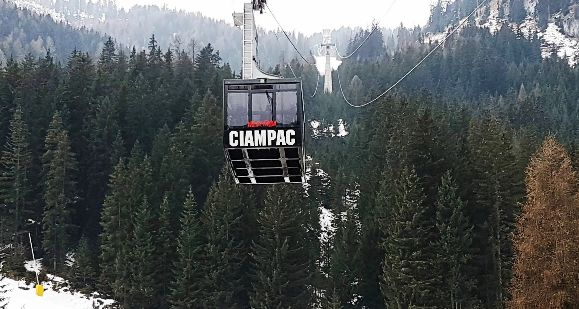 Ciampac, funivia in pensione: cabinovia in arrivo
