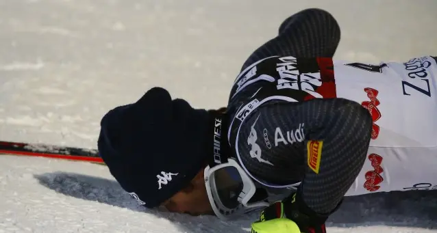 Magico tris di Moelgg in Coppa È suo lo slalom di Zagabria