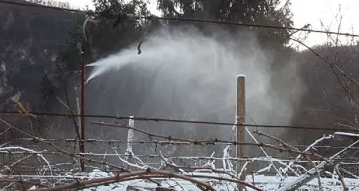 Ecco il cannone da neve fatto in casa