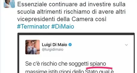Il congiuntivo è un miraggio Sberleffi web a Di Maio