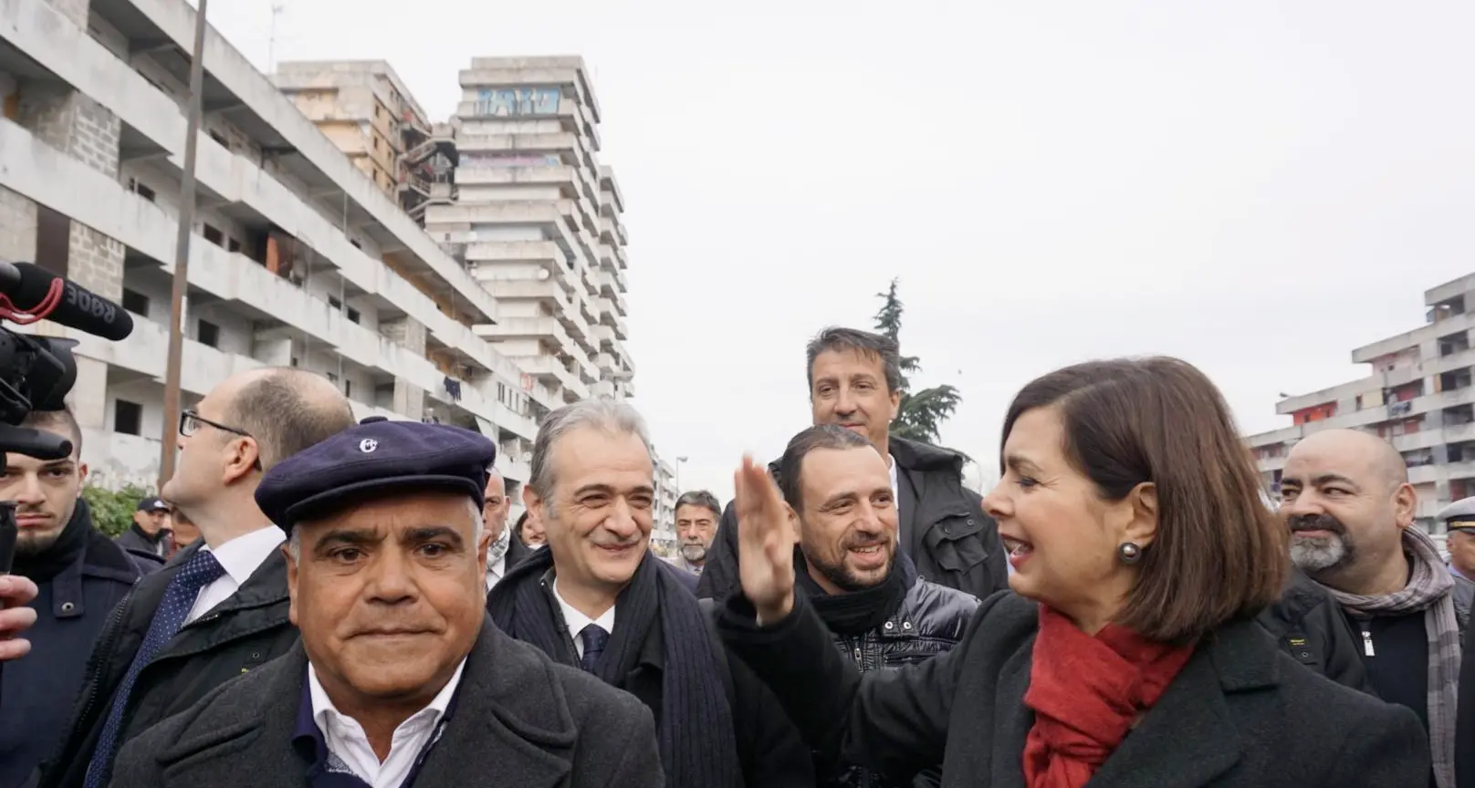 Laura Boldrini a Scampia «Più aiuto contro il degrado»