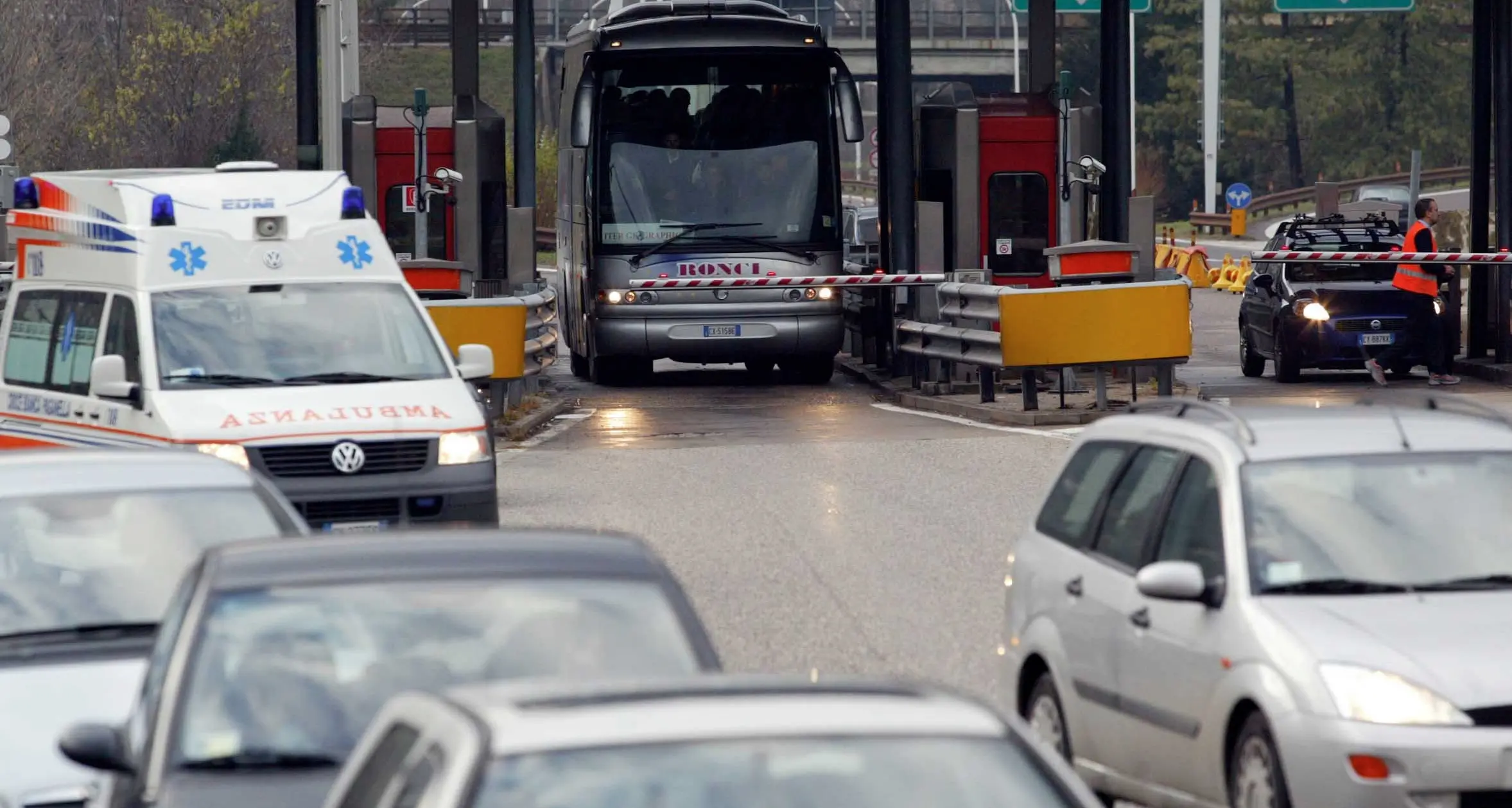 A22, code in direzione nord Fino al casello di Trento