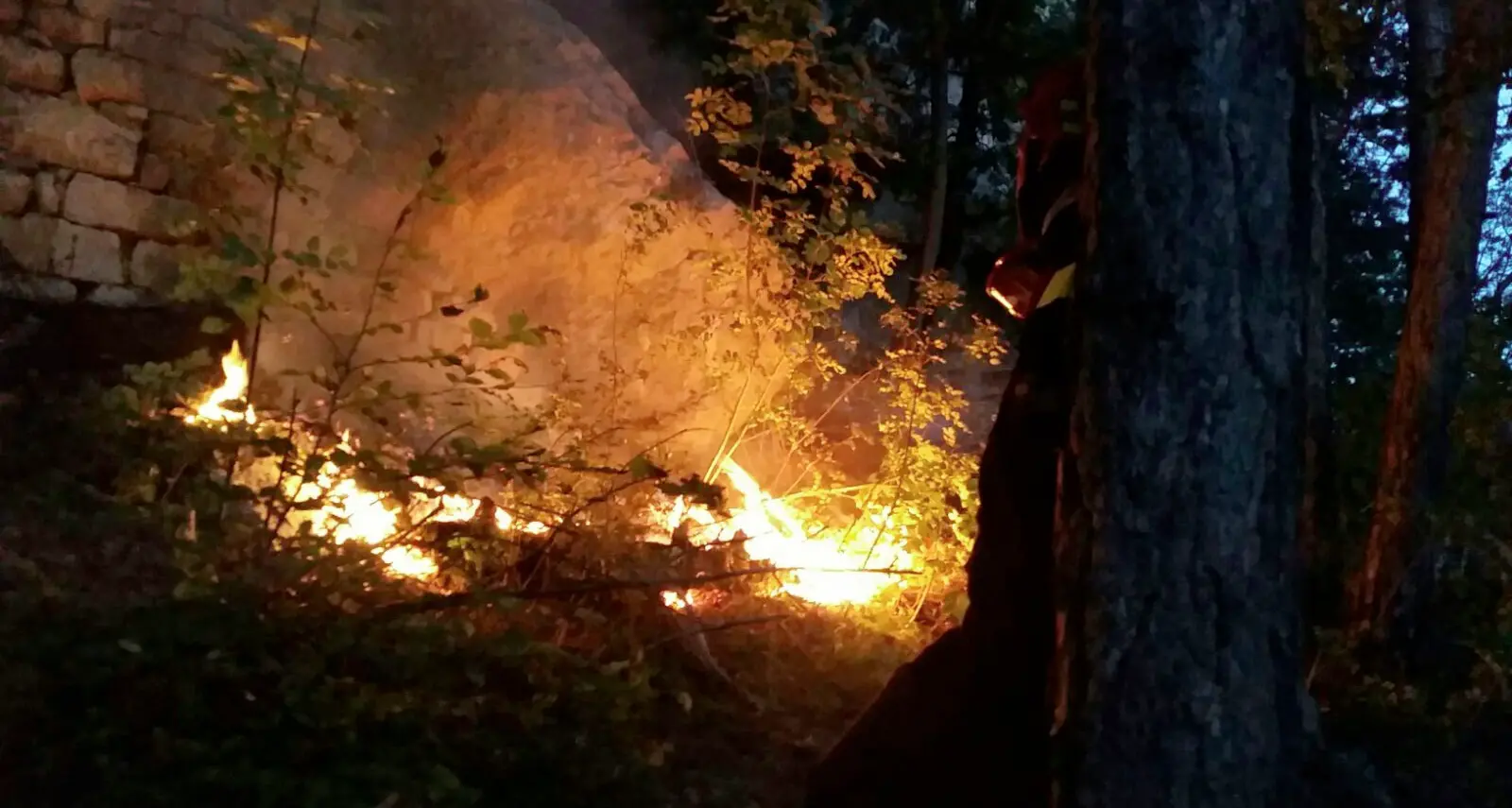 Incendio alla Campana Si sospetta il dolo