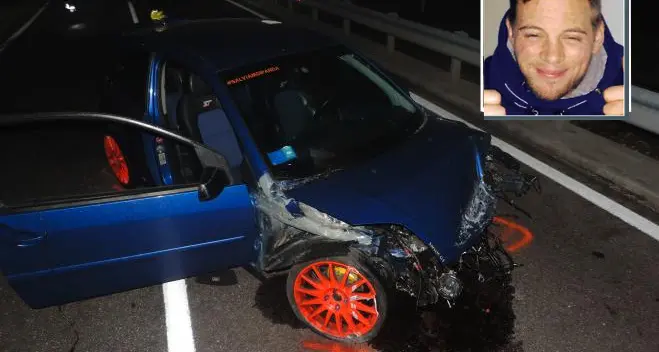 Viaggiava a 160 all'ora l'auto che si è schiantata