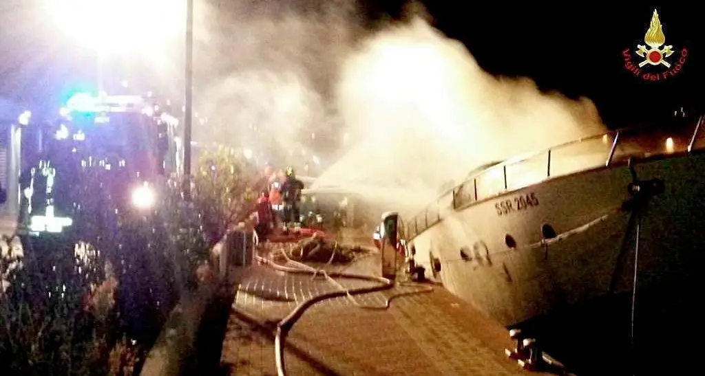 Fiamme sullo yacht Morte tre persone