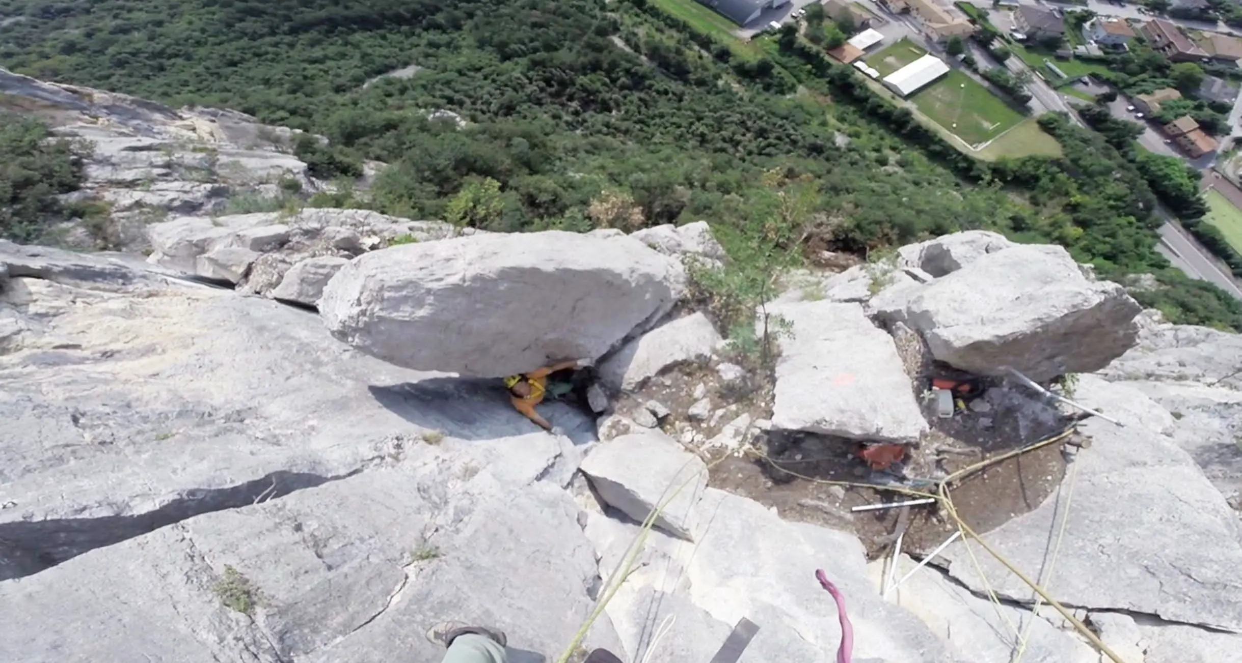 Sarche. domenica mattina l'esplosione per rimuovere la roccia pericolante