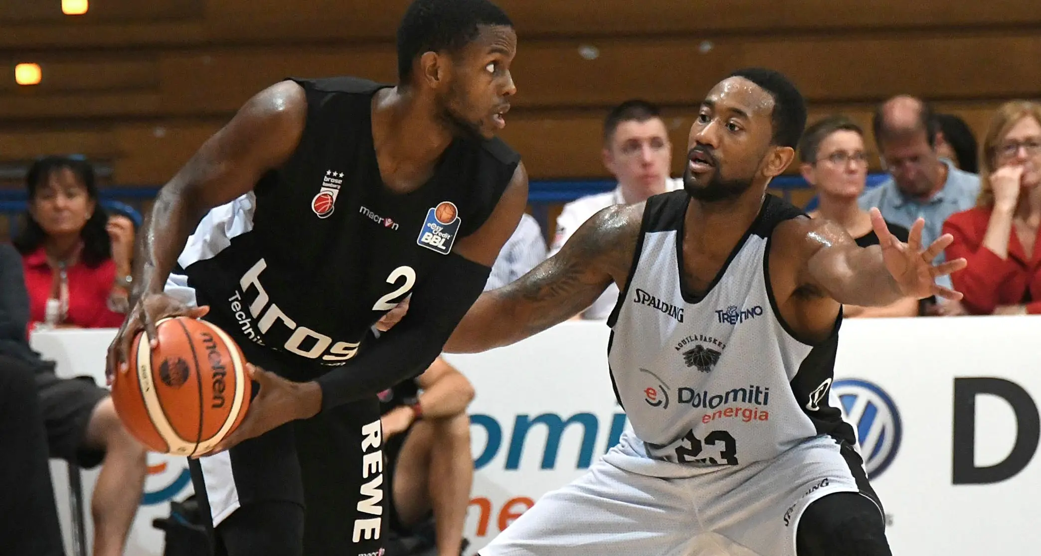 «Brusinelli», errori fatali dalla lunetta Dolomiti Energia sconfitta dal Bamberg