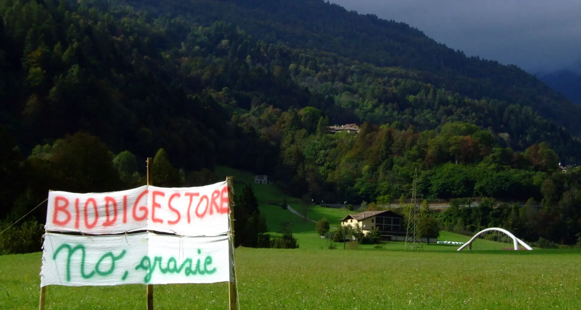 Giudicarie, la protesta