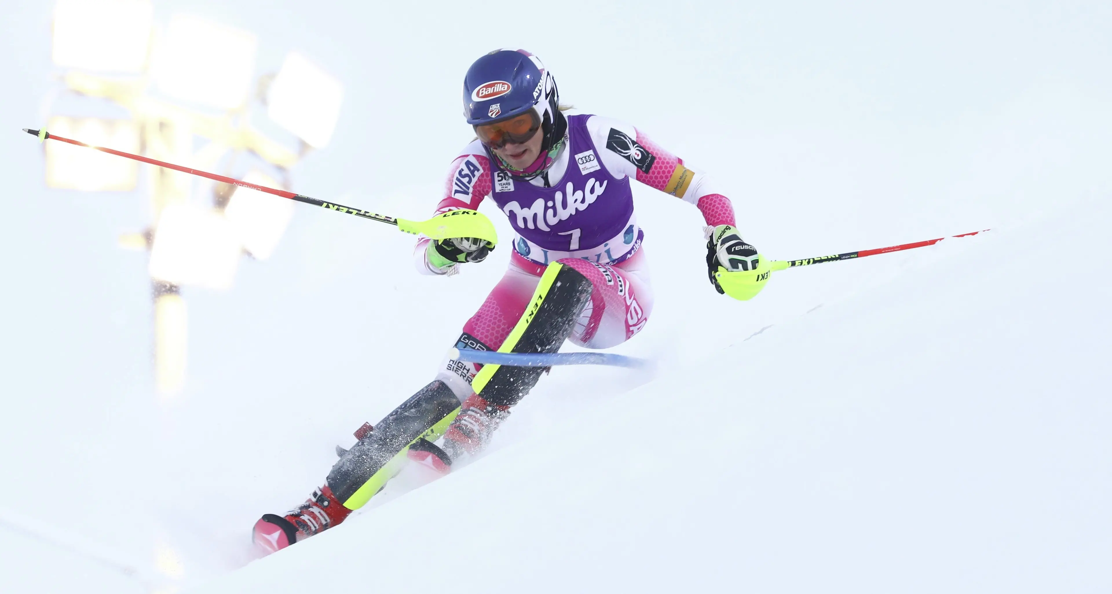 Mikaela Shiffrin domina lo slalom in Finlandia