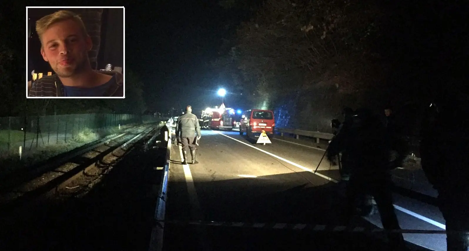 Tragico schianto nella notte, muore un ragazzo L'incidente sulla provinciale nei pressi di Valcanover