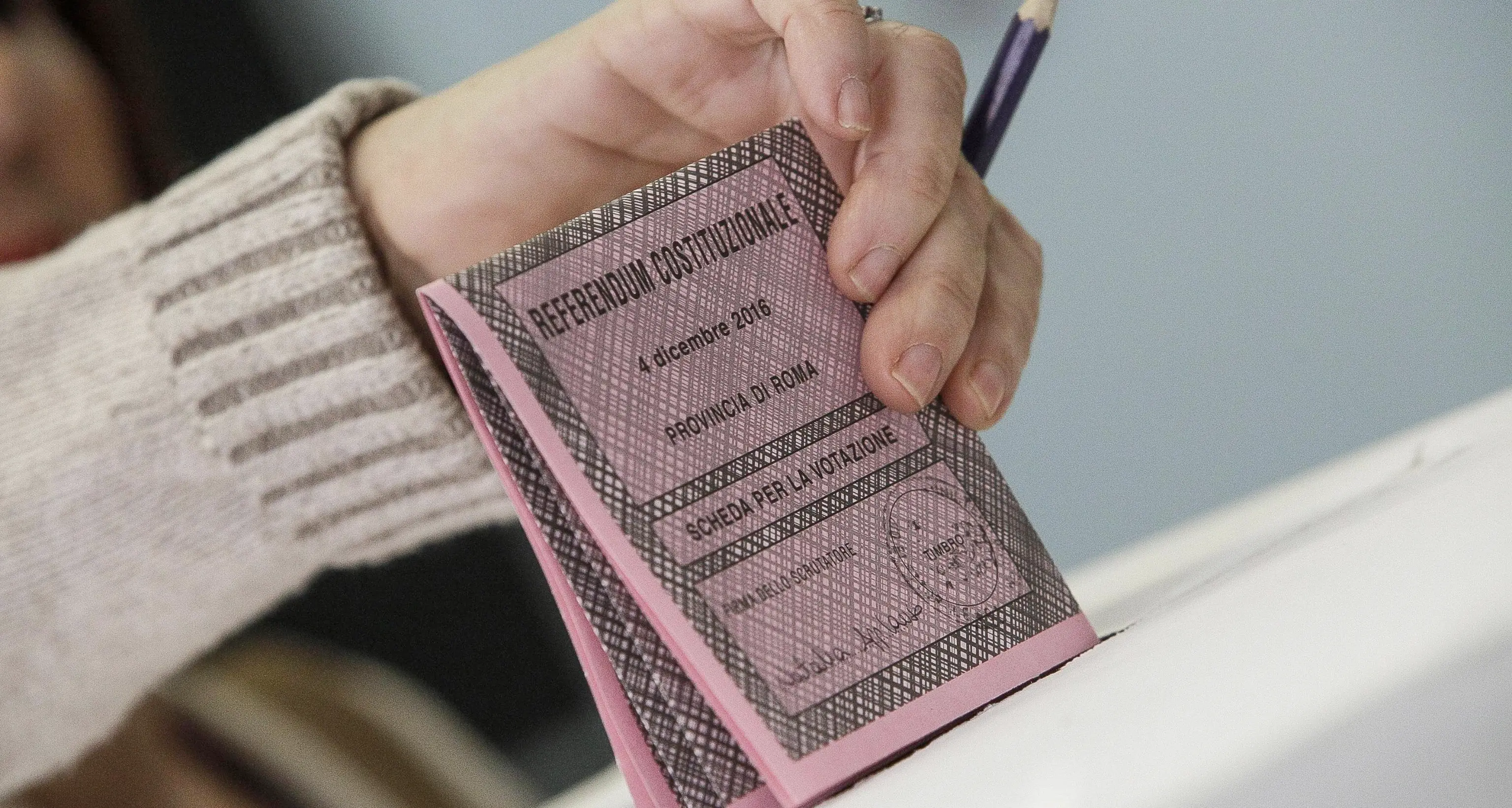 Referendum: Pelù denuncia, ho avuto matita non indelebile