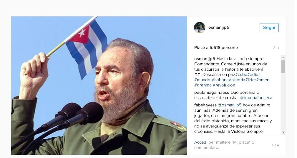 Le reazioni trentine alla morte di Fidel Juantorena: «Hasta siempre Comandante»